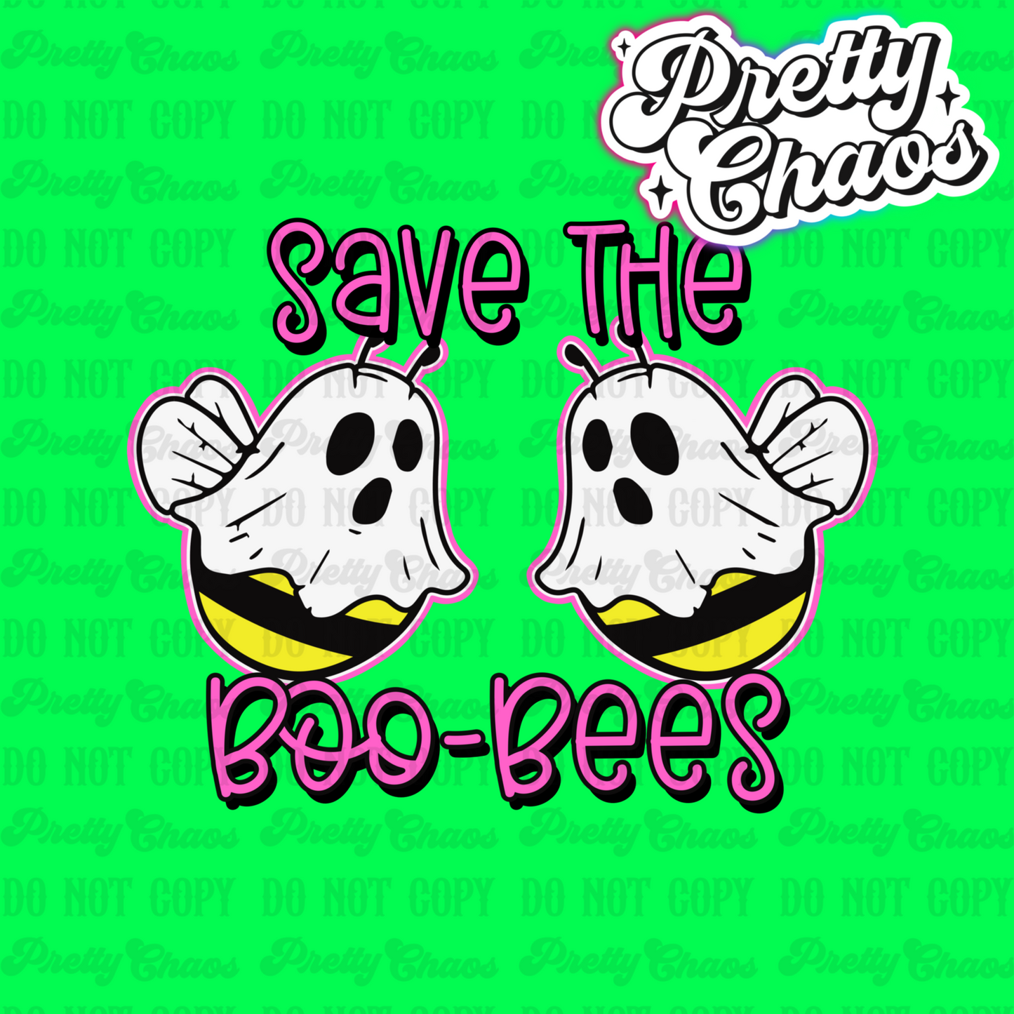 Save the Boo Bees PNG