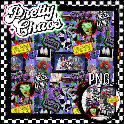 Beetlejuice Seamless & PNG