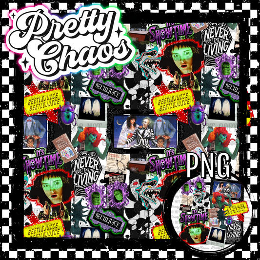 Beetlejuice Seamless & PNG
