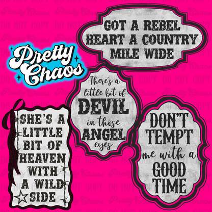 Country Quote Clip Art