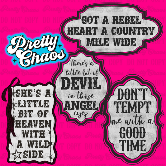 Country Quote Clip Art