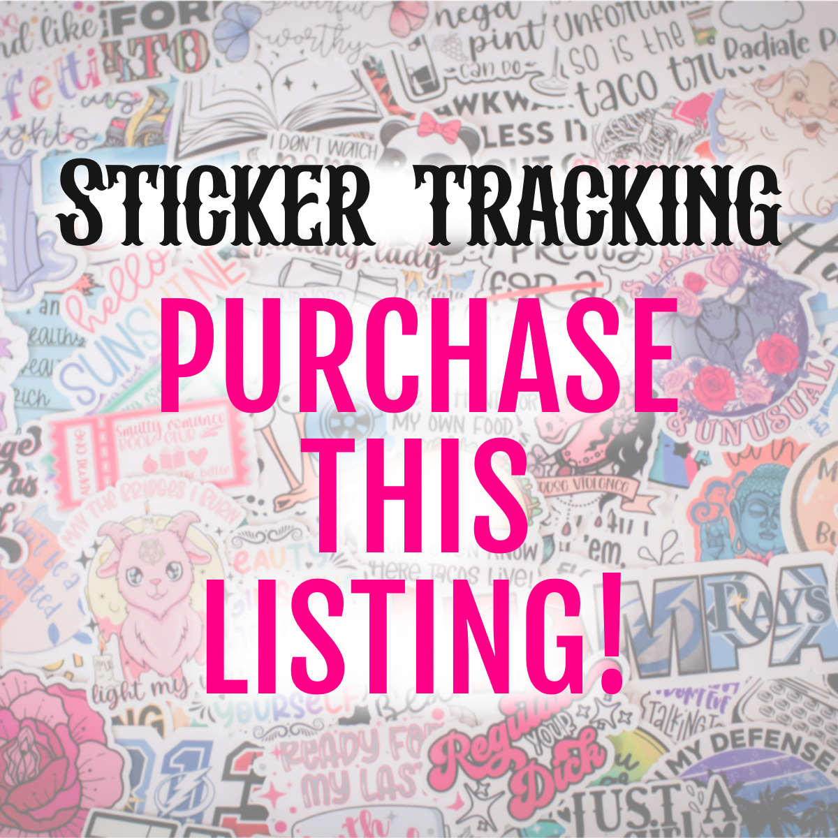 Sticker Tracking