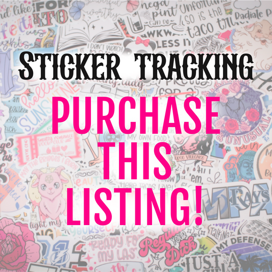 Sticker Tracking